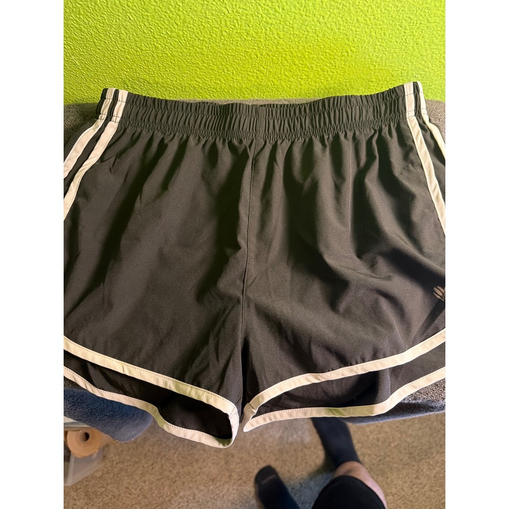 Forever 21 Womens Black White Active Dolphin Running Shorts Large L
